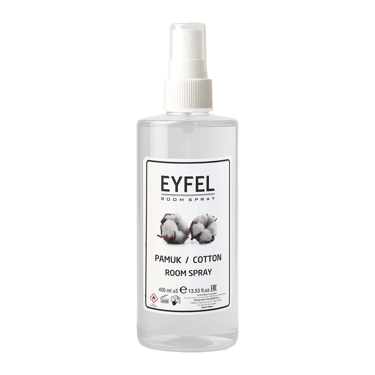 Eyfel Perfume Osvěžovač vzduchu ve spreji Bavlna 400 ml
