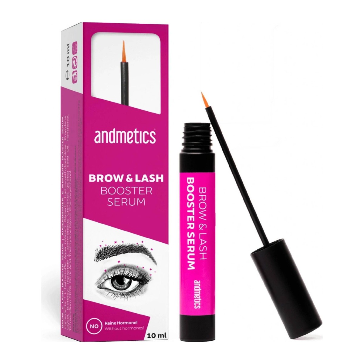 Andmetics Booster Serum Posilující sérum na řasy a obočí 10 ml