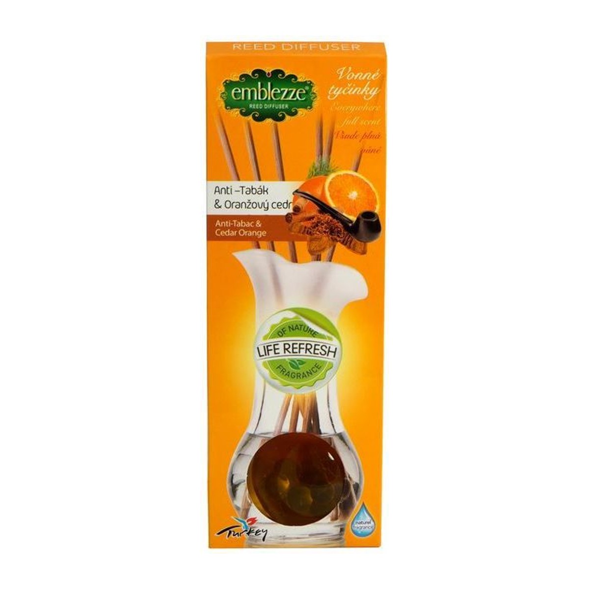 EMB Fresh osvěžovač diffuser anti – tabac &amp; cedar orange 35ML