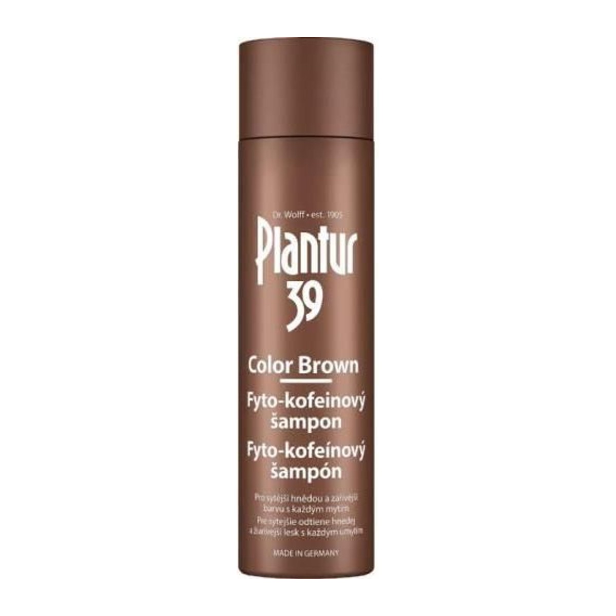 Plantur 39 Fyto-kofeinový šampon 250ml Color Brown
