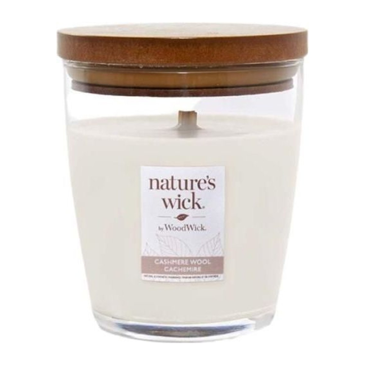 Nature's Wick by WoodWick Wood Wick Tumbler svíčka Cashmere Wool střední