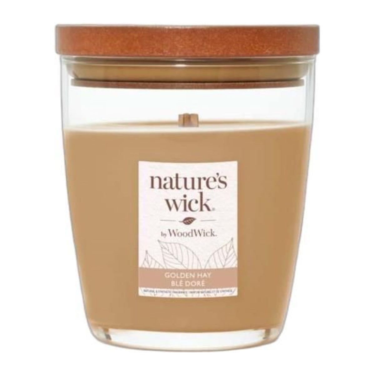 Nature's Wick by WoodWick Wood Wick Tumbler svíčka Golden Hay střední