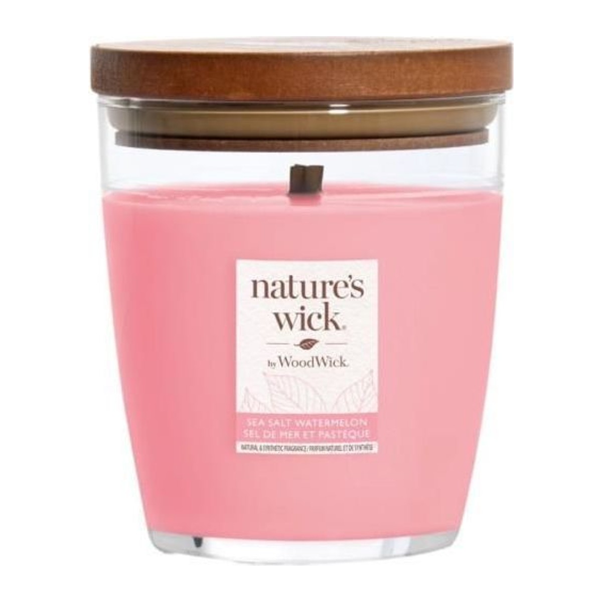 Nature's Wick by WoodWick Wood Wick Tumbler svíčka Salt Watermelon střední