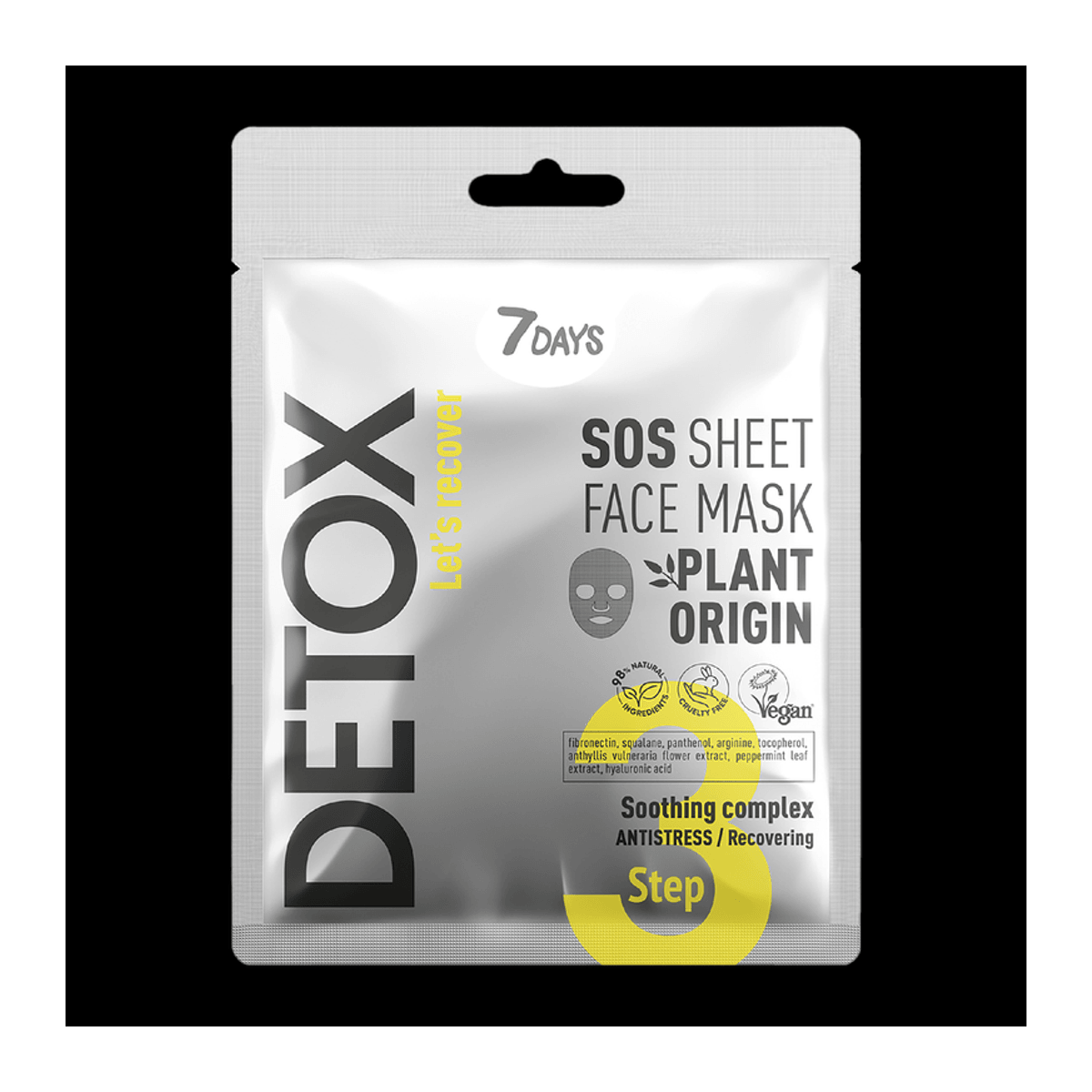 7 Days 7days DETOX3 - SOS látková maska 25g