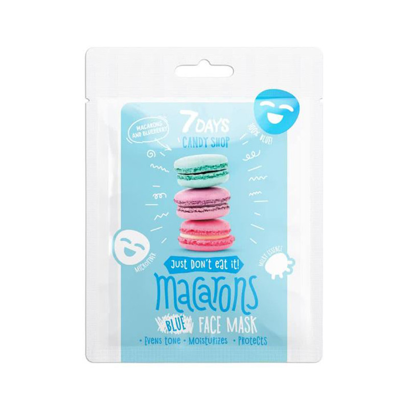 7days - látková maska BLUE MACARONS 25g