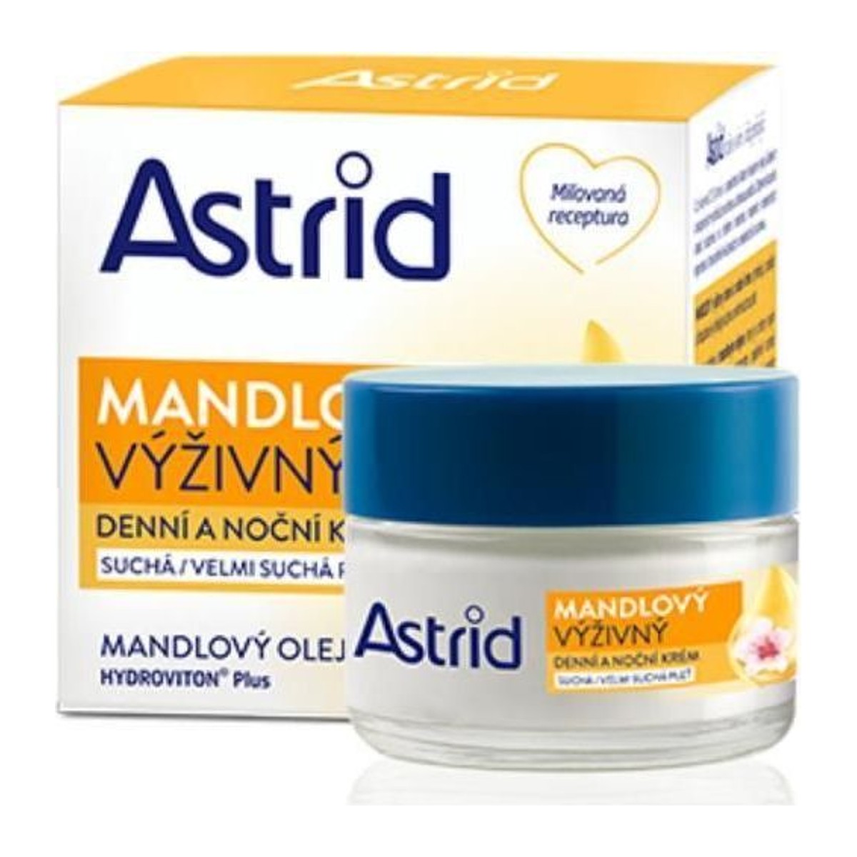 Astrid pleťový krém mandlový výživný den/noc 50ml