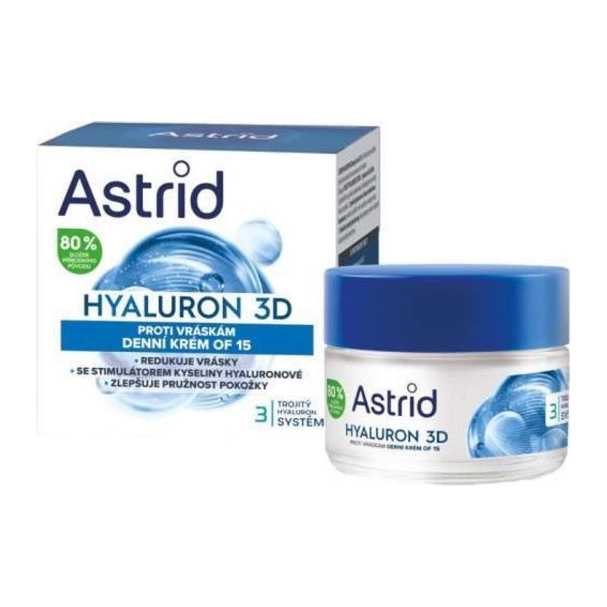 Astrid Hyaluron 3D pleťový krém denní SPF15 50ml
