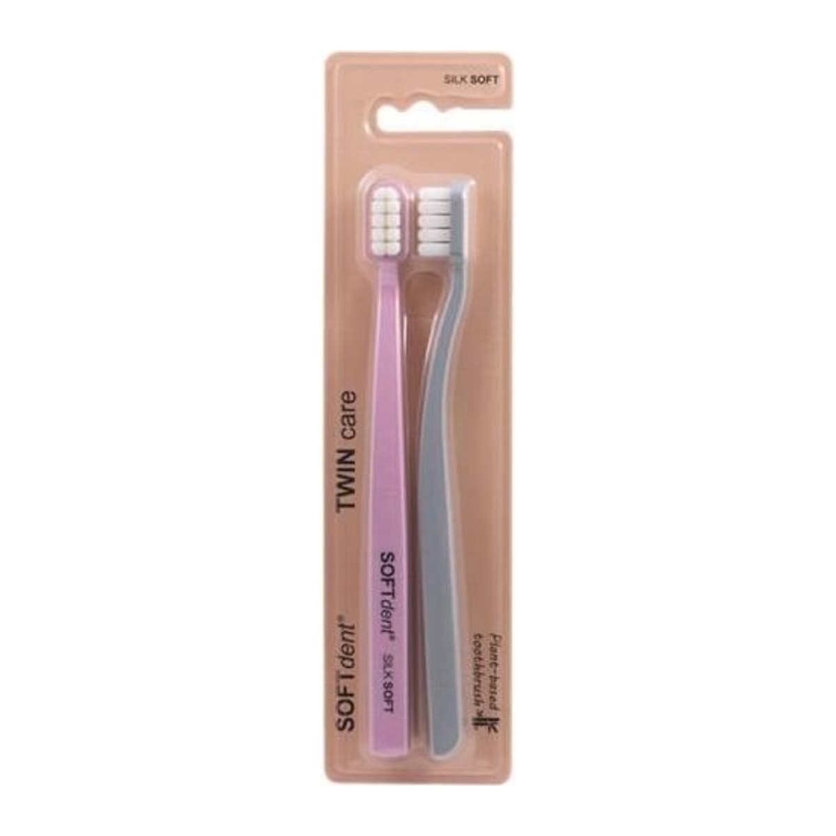 Soft Dent TWIN zubní kartáček 2ks Extra jemný