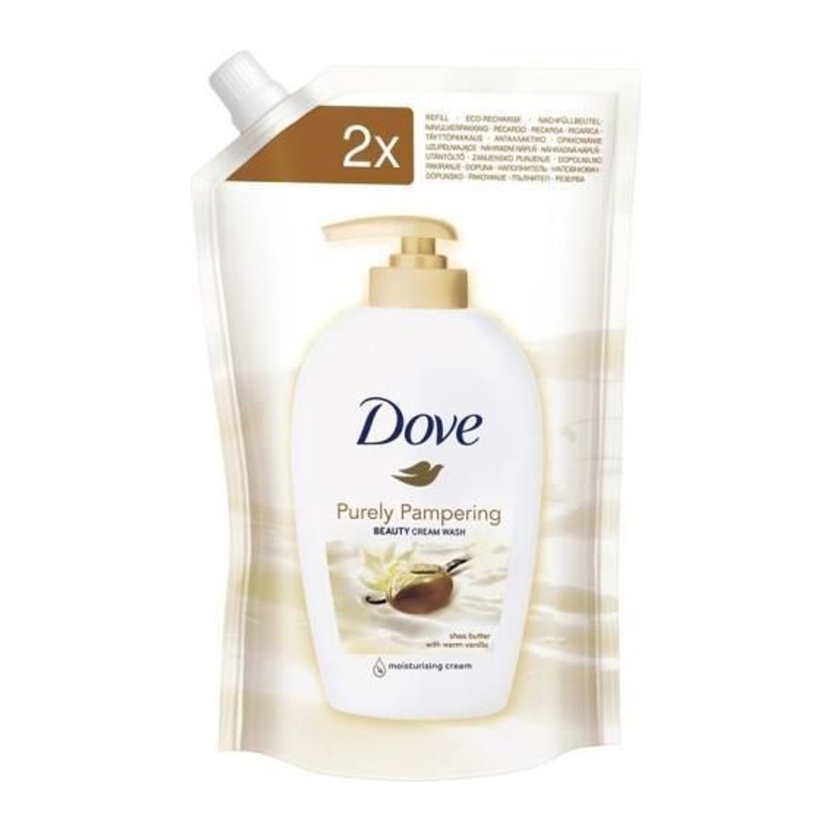 Dove tekuté mýdlo purely pampering 500ml