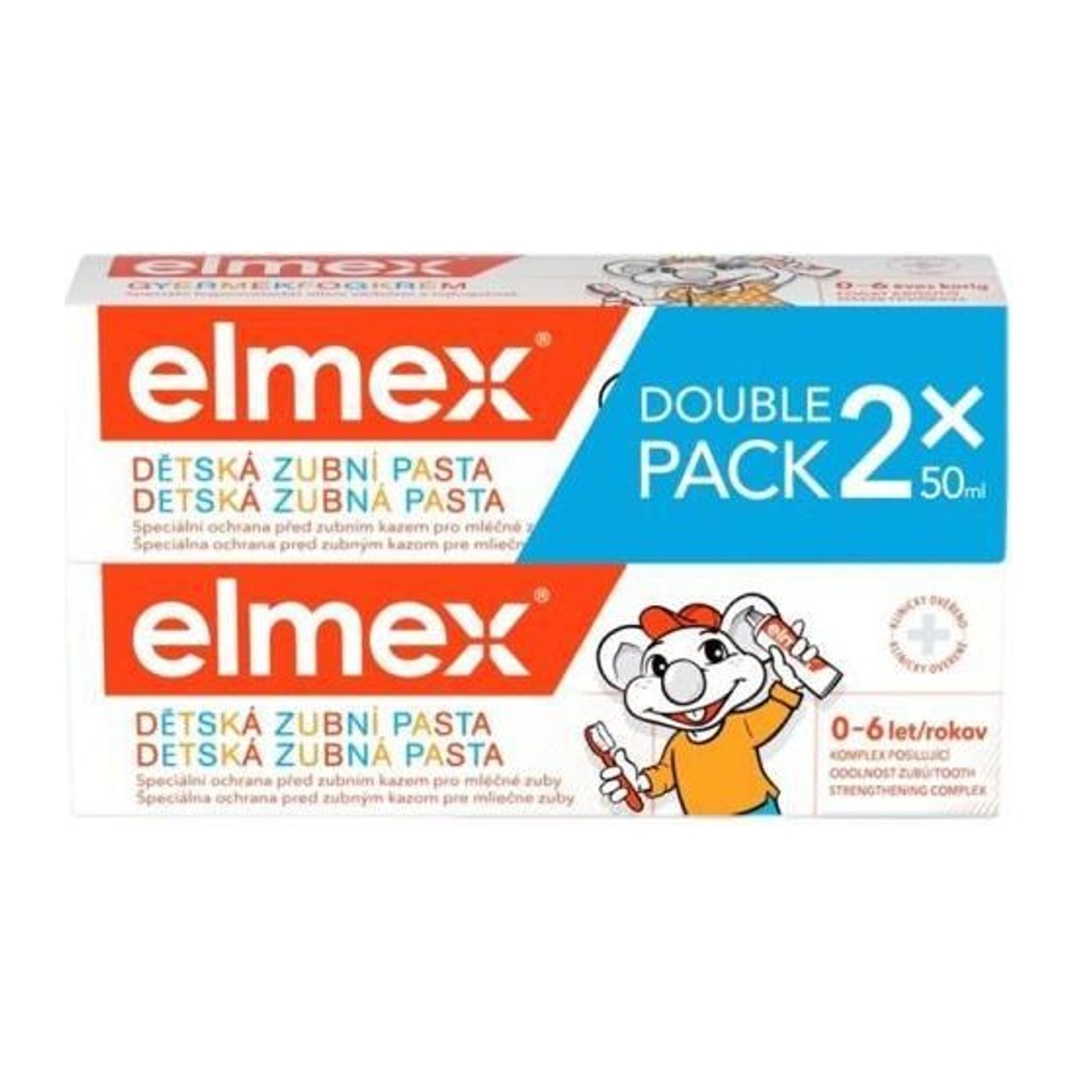 Elmex zubní pasta @2x50ml Kids Duopack