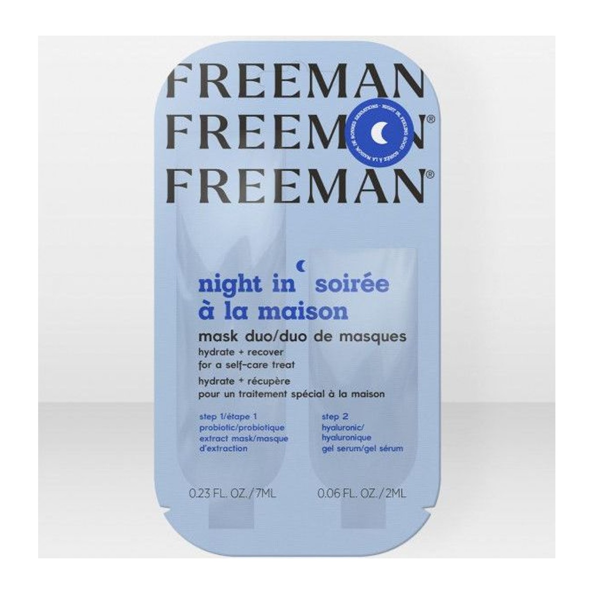 FREEMAN Night In-noční duo maska 7ml/2ml sachet