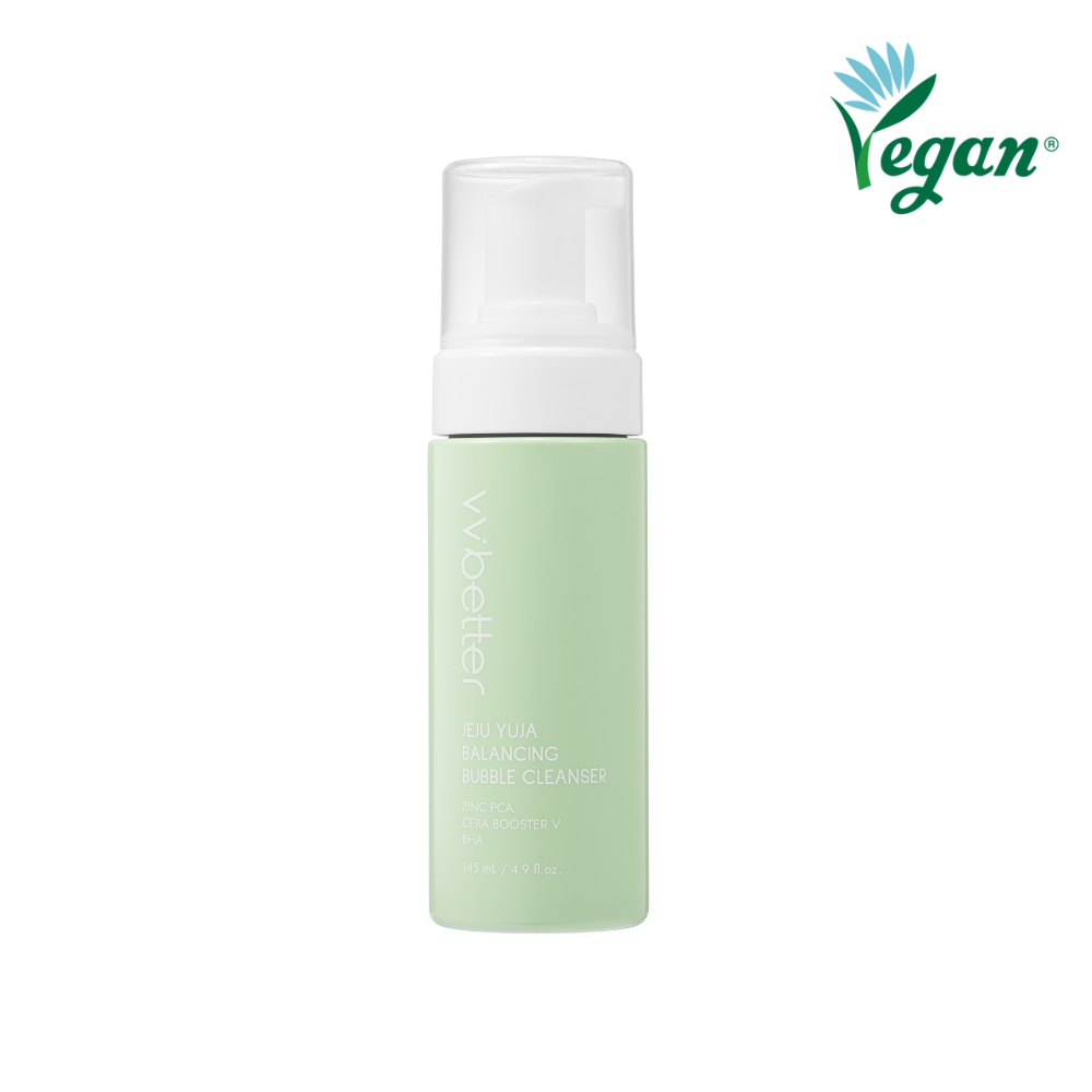 Vvbetter Jeju Yuja Balancing Bubble Cleanser, 145 ml