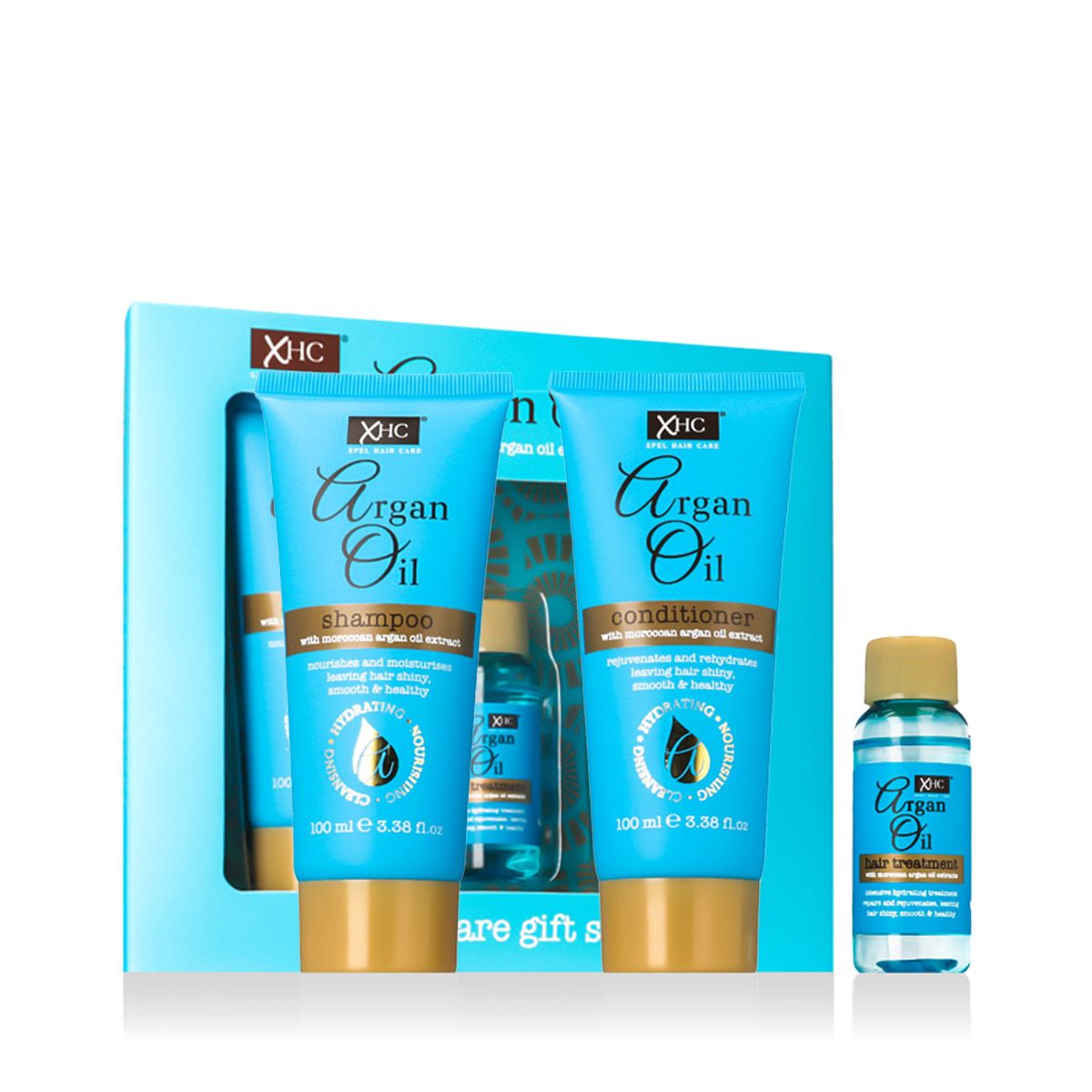 Xpel Argan Oil Gift Set Shampoo 100 ml + Conditioner 100 ml + Hair Serum 30 ml