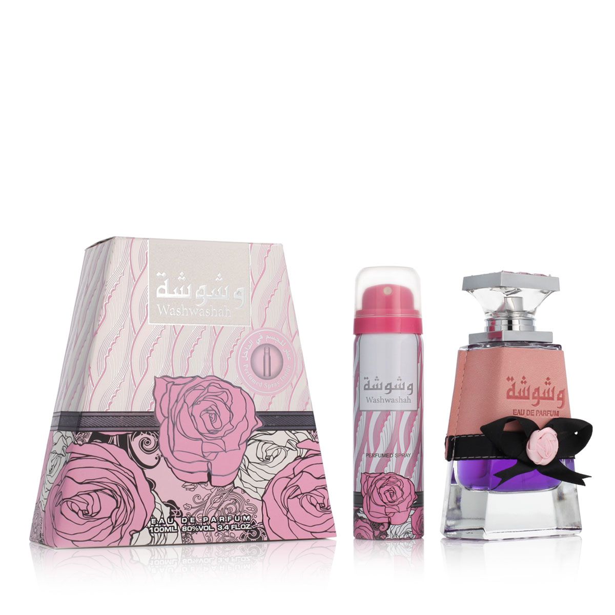 Lattafa Washwashah EDP 100 ml + DEO VAPO 75 ml (woman)