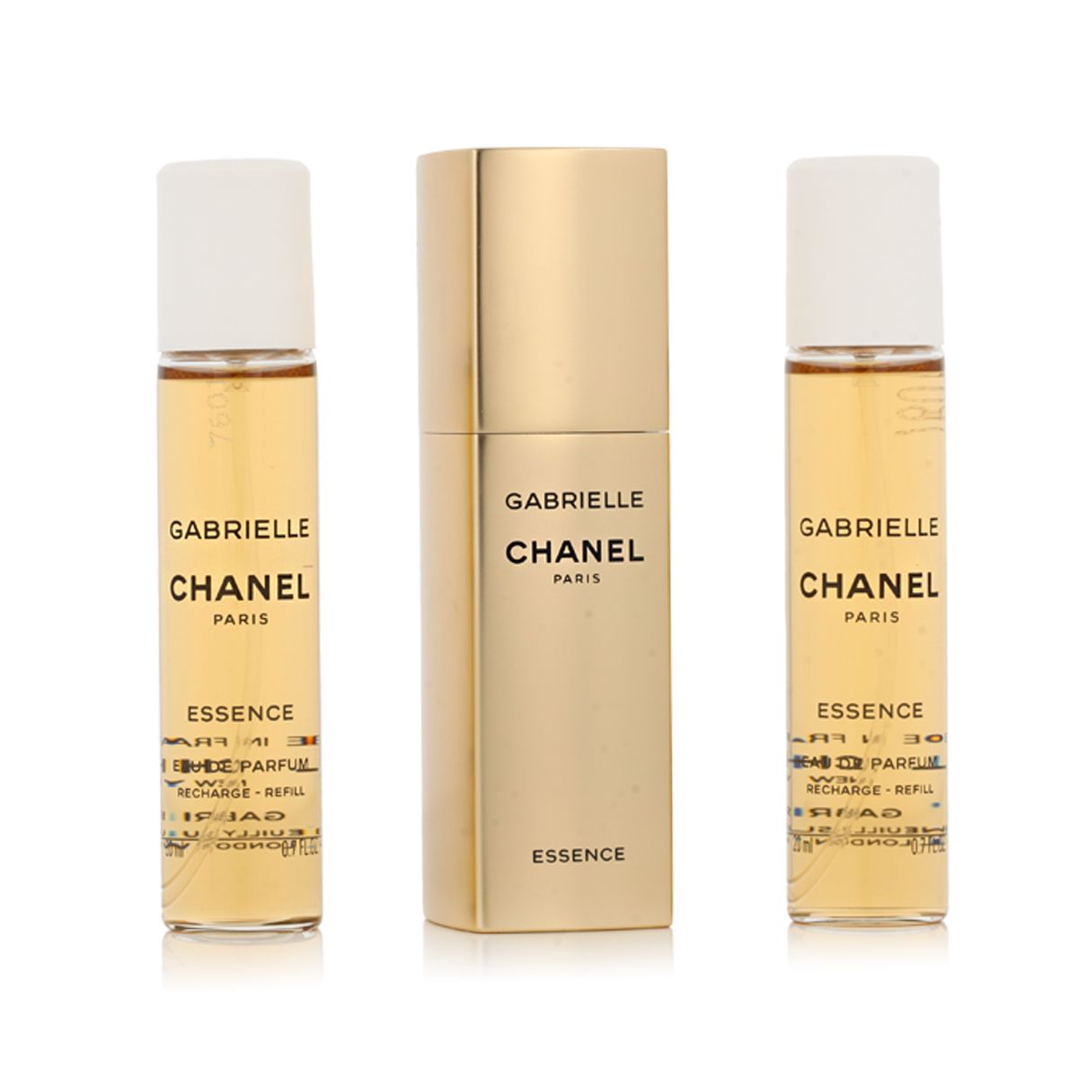 Chanel Gabrielle Essence EDP Refill 3 x 20 ml + Pocket Spray Refillable (woman)