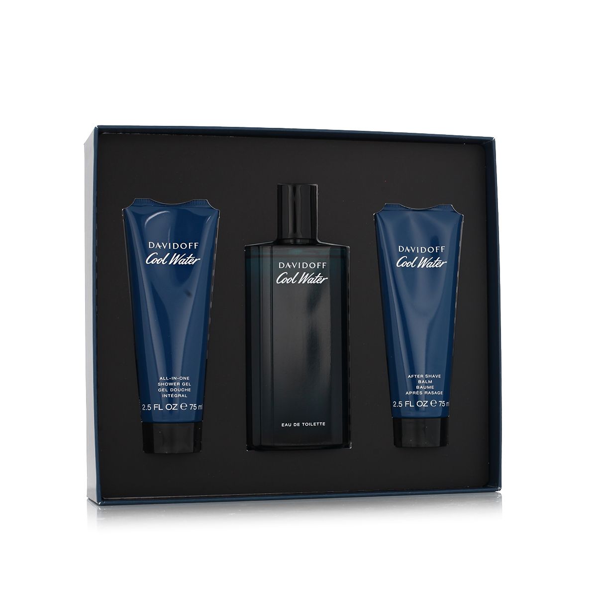 Davidoff Cool Water for Men EDT 125 ml + ASB 75 ml + SG 75 ml (man)