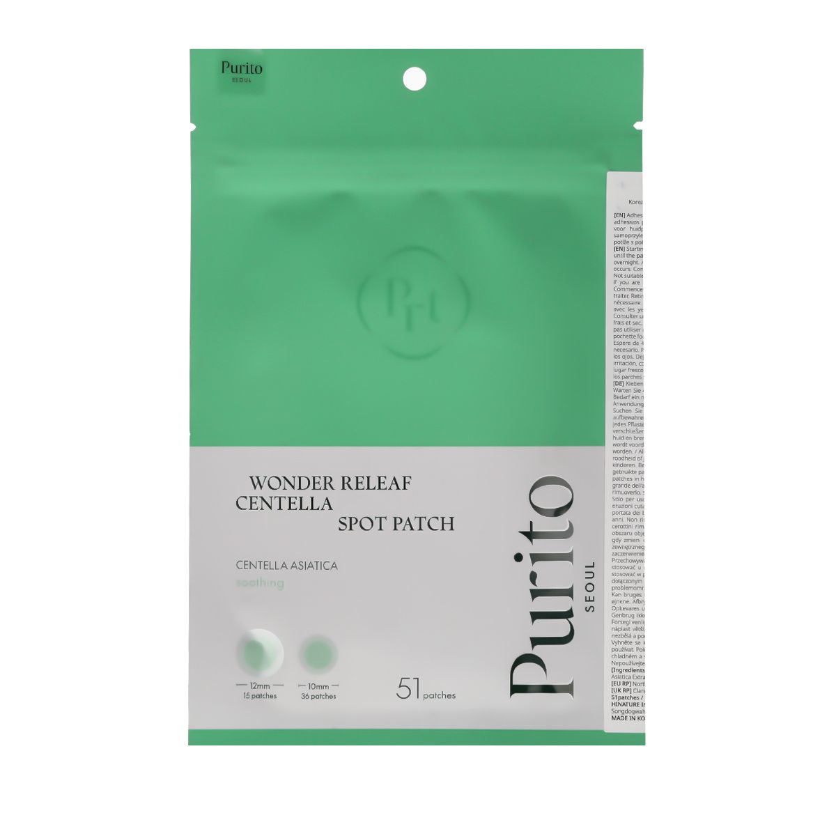 Purito Wonder Releaf Centella Spot Patch 51 pcs