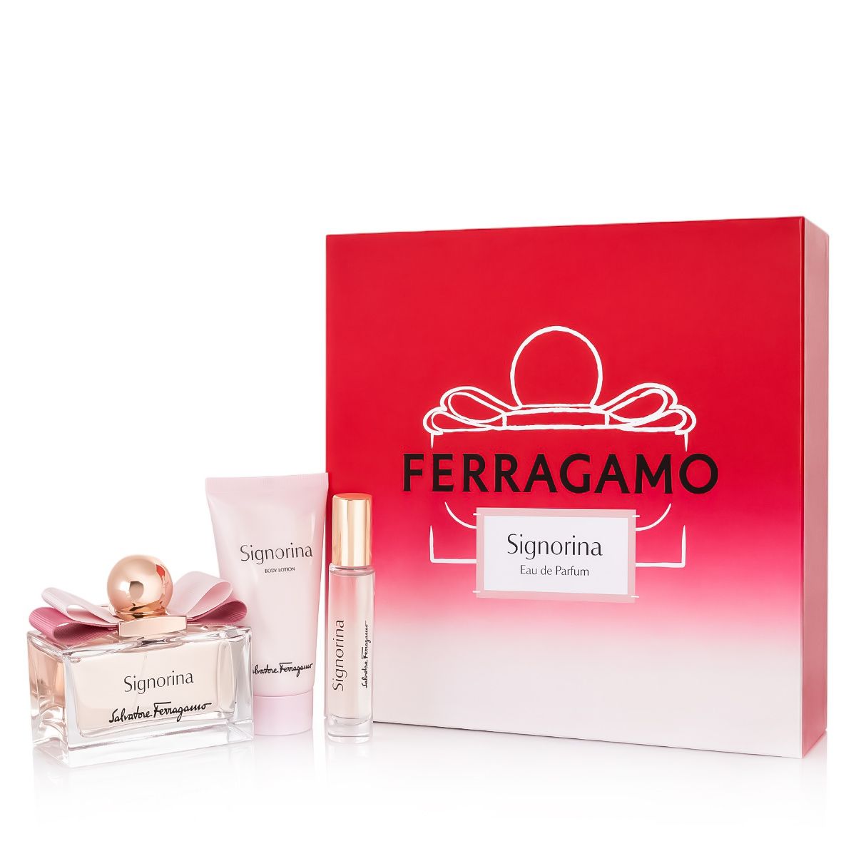 Ferragamo Signorina EDP 100 ml + EDP MINI 10 ml + BL 50 ml (woman)