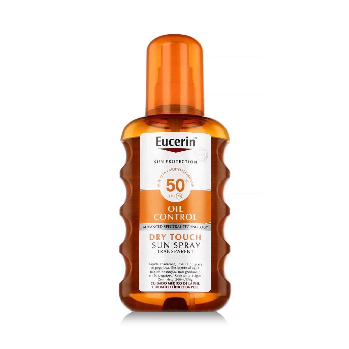 Eucerin Sun Protection Oil Control Dry Touch Sun Spray Transparent SPF 50+ 200 ml