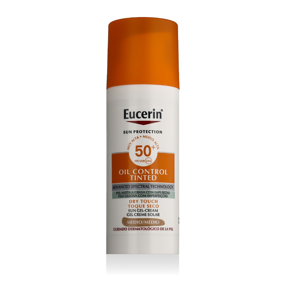 Eucerin Sun Protection Oil Control Tinted Sun Gel-Cream SPF 50+ (Medium) 50 ml
