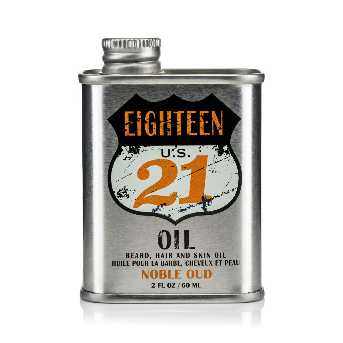 18.21 Man Made Beard Hair And Skin Oil - Noble Oud 60 ml