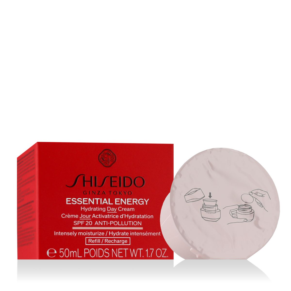 Shiseido Essential Energy Hydrating Day Cream (Refill) SPF 20 50 ml