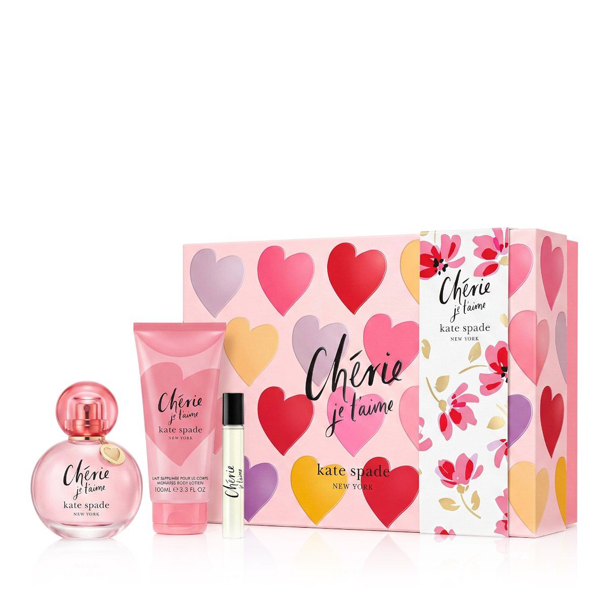 Kate Spade Chérie Je T'Aime EDP 100 ml + EDP MINI 7,5 ml + BL 100 ml (woman)