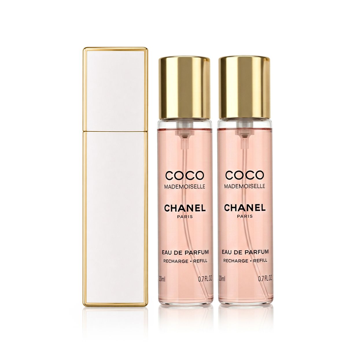 Chanel Coco Mademoiselle EDP refillable 20 ml + EDP refill 2 x 20 ml W