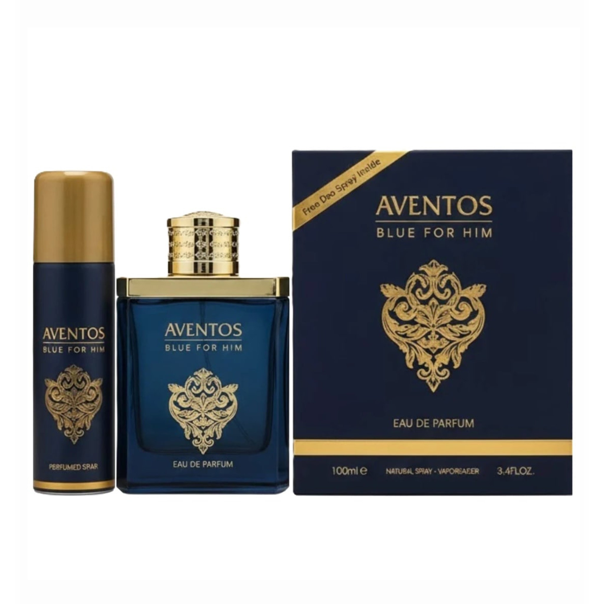 Fragrance World Aventos Blue Eau de Parfum 100ml + Deo 50ml