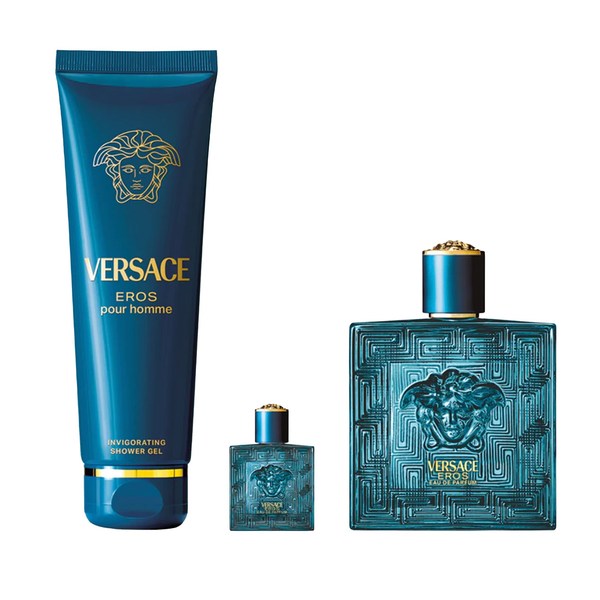 Versace Eros Eau de Parfum 100ml + Eau de Parfum 5ml + Shower Gel 150ml