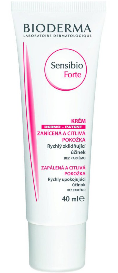 Bioderma Sensibio Forte okamžitá zklidňující péče o pleť při pálení a začervenání 40 ml