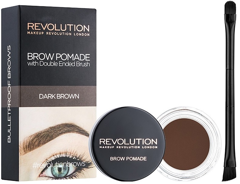 Makeup Revolution London Brow Pomade eyebrow pomade 2,5 g Dark Brown