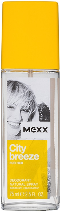 Mexx City Breeze For Her deodorant with spray for women 75 ml