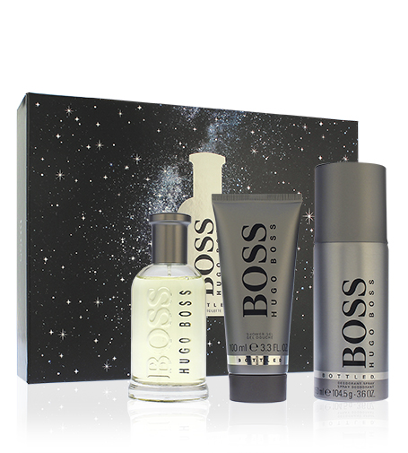 Hugo Boss Boss Bottled eau de toilette for men 100 ml + sprchový gel 100 ml + deospray 150 ml gift set