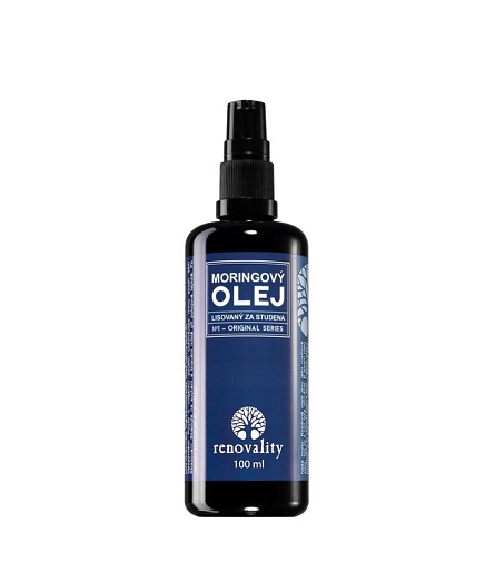 Renovality Original Series moringový olej lisovaný za studena 100 ml s pumpičkou
