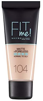 Maybelline Fit Me! matte makeup for normal and oily skin 30 ml 104 Soft Ivory