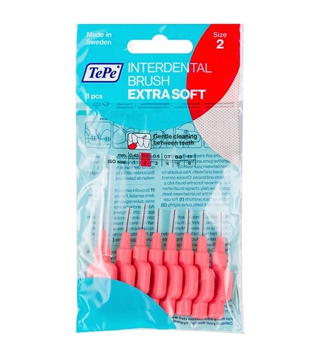 TePe Extra Soft interdental brushes 0,5mm 8 ks