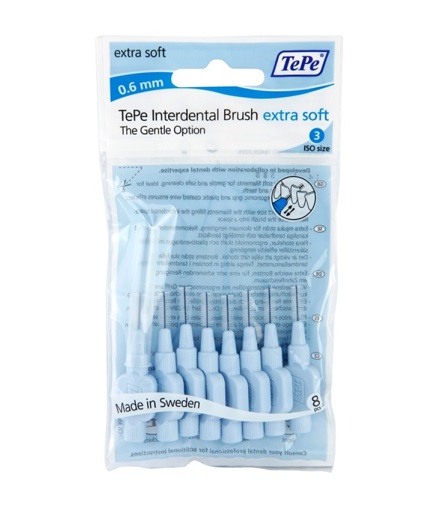 TePe Extra Soft interdental brushes 0,6mm 8 ks