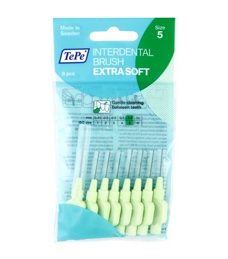 TePe Extra Soft interdental brushes 0,8mm 8 ks