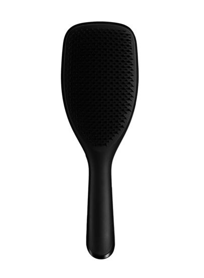 Tangle Teezer The Wet Detangler Large Size brush for combing wet hair for thick, curly and long hair Black Gloss