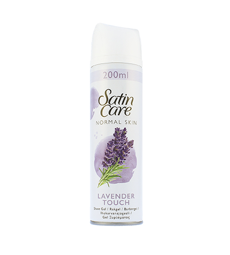 Gillette Satin Care Lavender Touch Shaving Gel 200ml