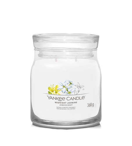 Yankee Candle Signature Midnight Jasmine signature svíčka střední 368 g
