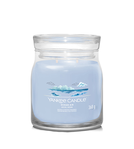 Yankee Candle Ocean Air signature svíčka střední 368 g