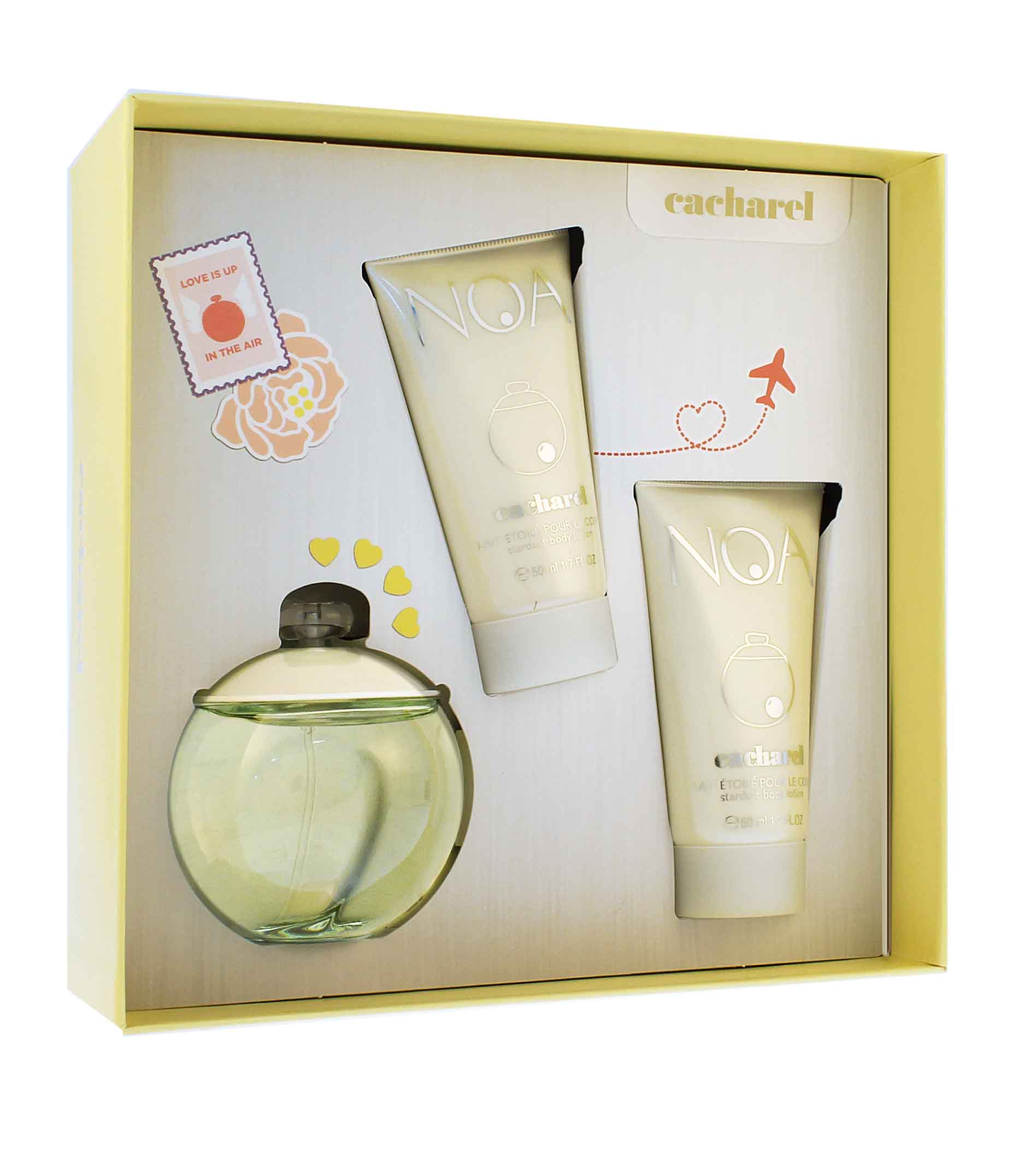 Cacharel Noa dárková sada pro ženy toaletní voda 100 ml + tělové mléko 50 ml + tělové mléko 50 ml