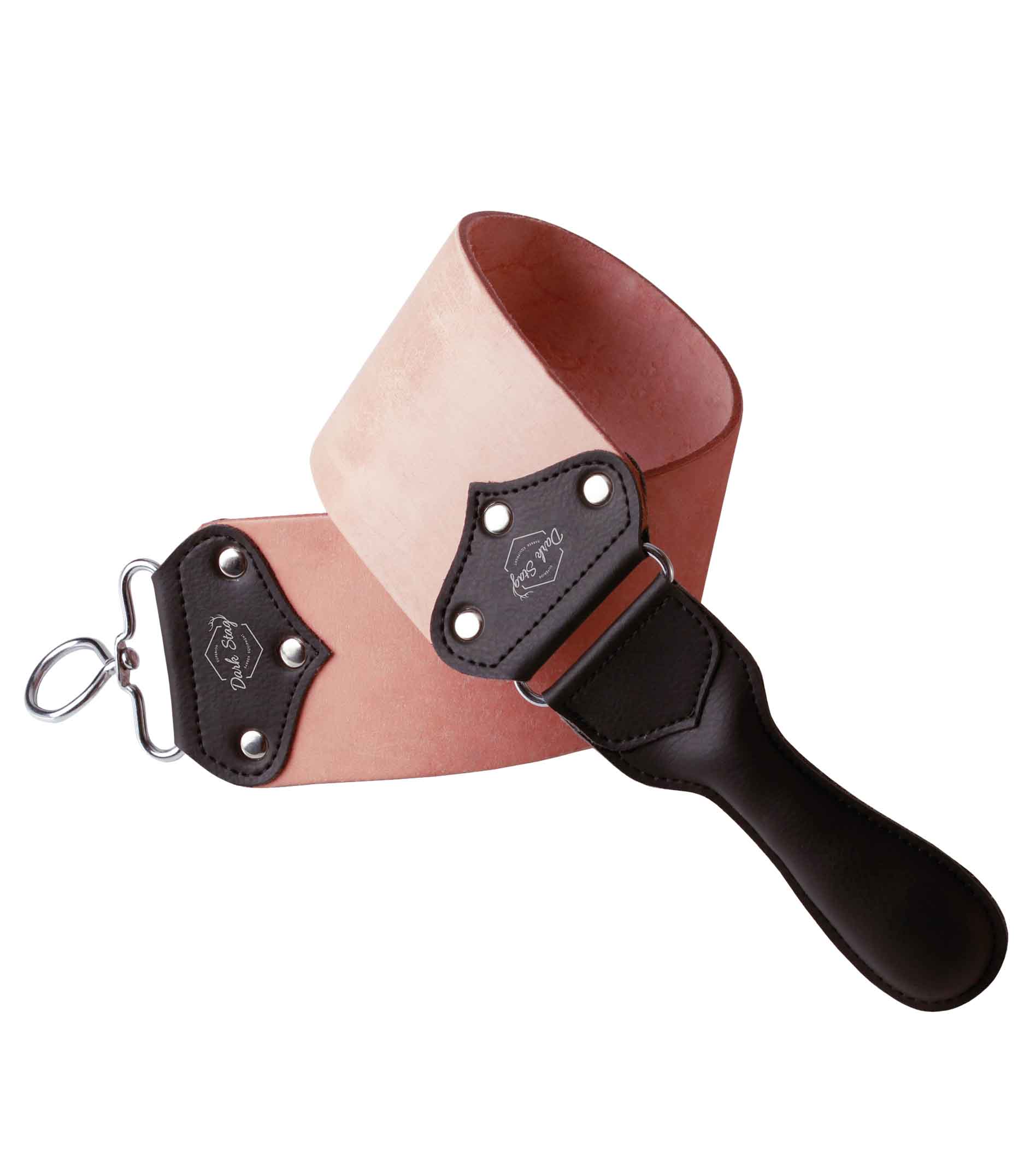 Dark Stag Buffalo Leather Strop 100x64x180mm