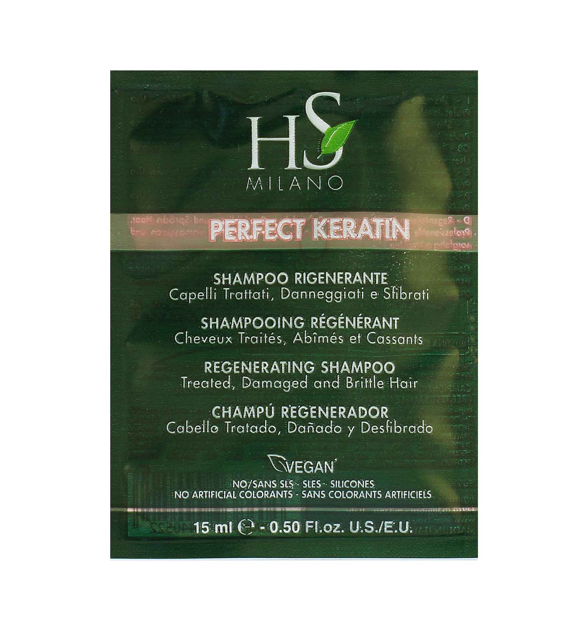 HS Milano Perfect Keratin Shampoo Sachet 15ml