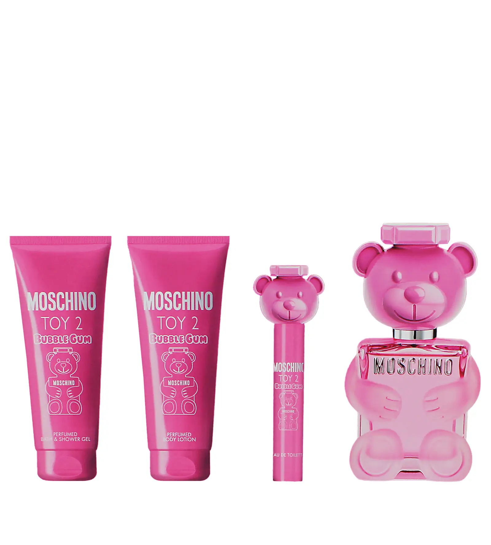 Moschino Toy 2 Bubble Gum SET W (EDT 100ml + Body Lotion 100ml + SG 100ml + EDT 10ml)