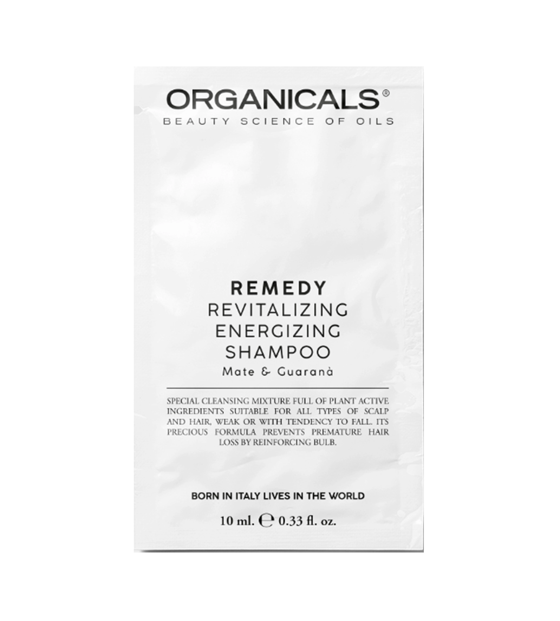Organicals REMEDY Revitalizing Shampoo Matè & Guaranà revitalizing shampoo 10 ml