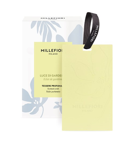 Millefiori Luce di Gardenia Scented Cards 3pcs