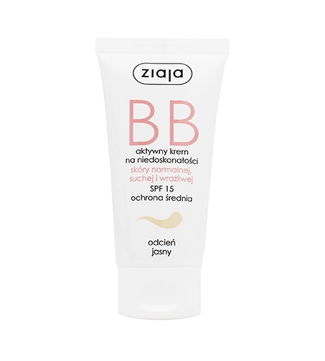 Ziaja BB Cream Normal, Dry & Sensitive Skin BB cream for normal and dry skin SPF 15 50 ml Light